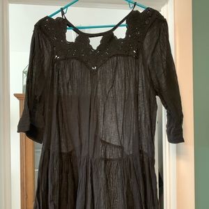 Semi sheer Free People tunic/dress